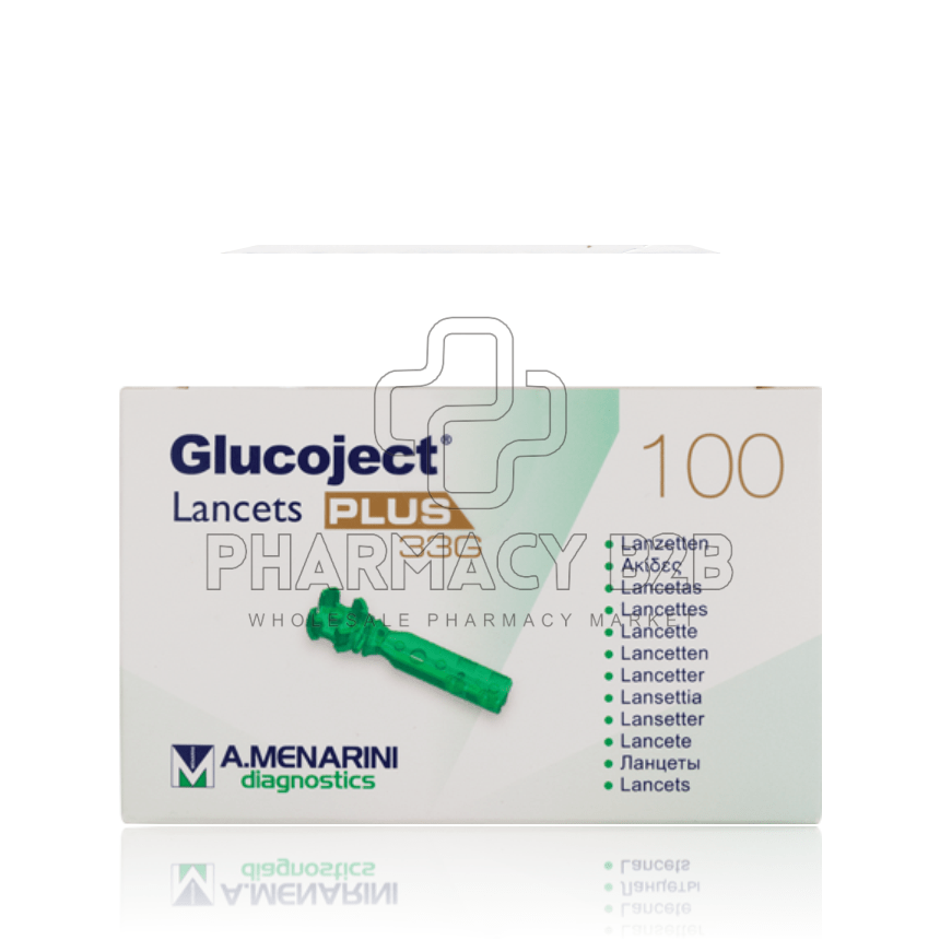 MENARINI Glucoject Lancets 33G Βελόνες Μέτρησης Ζαχάρου 100τεμ