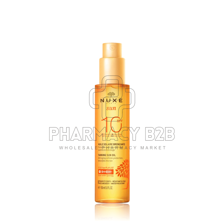 NUXE Sun Tanning Oil High Protection SPF10 Λάδι Μαυρίσματος για Πρόσωπο & Σώμα 150ml