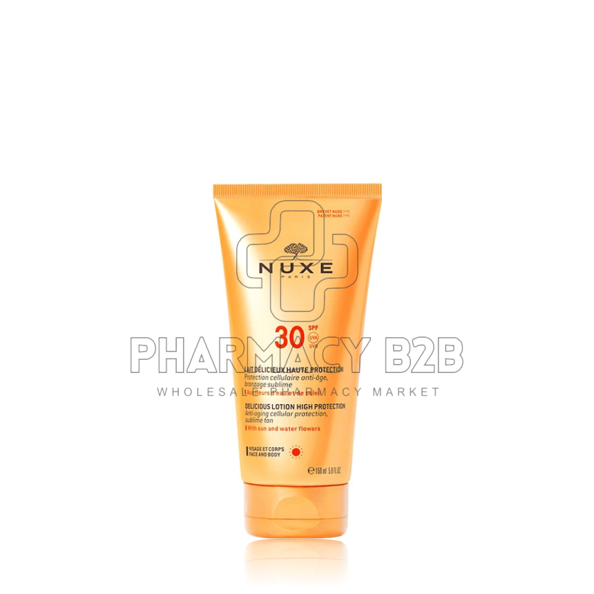 NUXE Sun Melting Lotion High Protection SPF30 Αντιηλιακό Γαλάκτωμα Προσώπου-Σώματος 150ml
