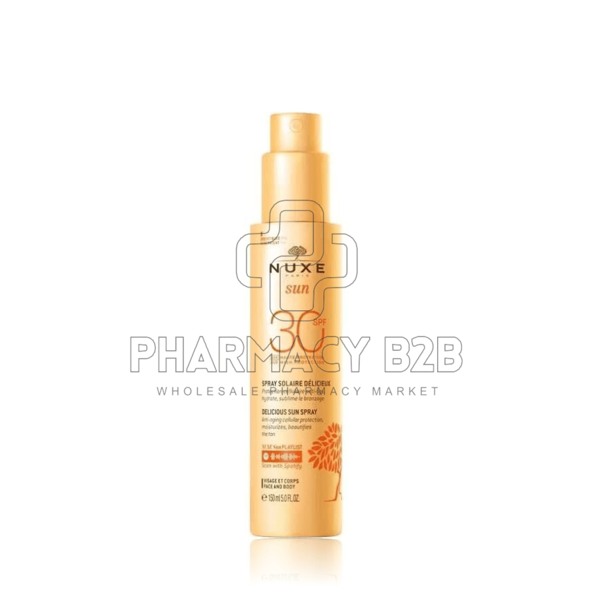 NUXE Sun Melting Spray High Protection SPF30 Αντηλιακό Γαλάκτωμα για Πρόσωπο & Σώμα 150ml