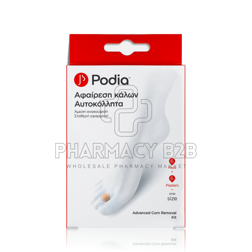 PODIA Αφαίρεση κάλων Αυτοκόλλητα x6 τμχ