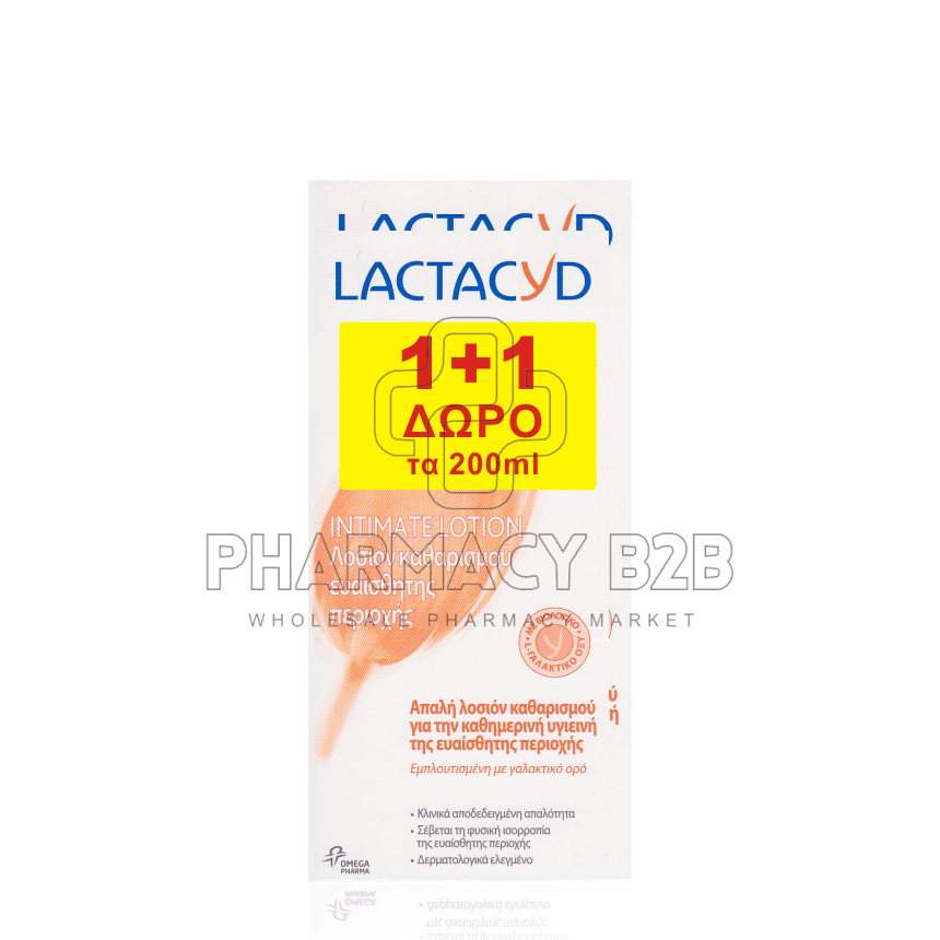 LACTACYD Classic Intimate Washing Lotion 300ml & Δώρο 200ml