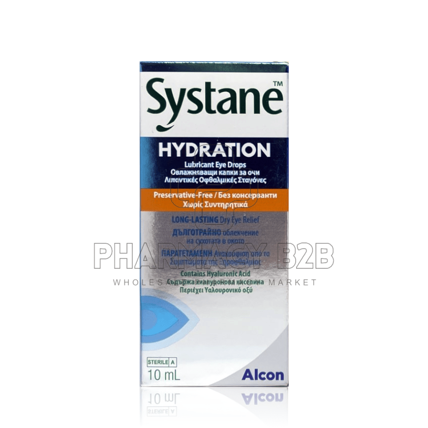 SYSTANE Hydration Λιπαντικές Οφθαλμικές Σταγόνες με Υαλουρονικό Οξύ 10 ml