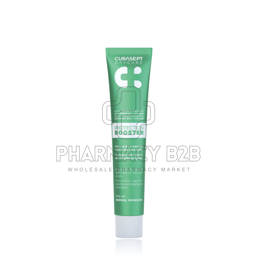 CURASEPT Daycare Protection Booster ΟΔΟΝΤΟΚΡΕΜΑ για καθημερινή χρήση με γεύση Herbal Invasion 75ml