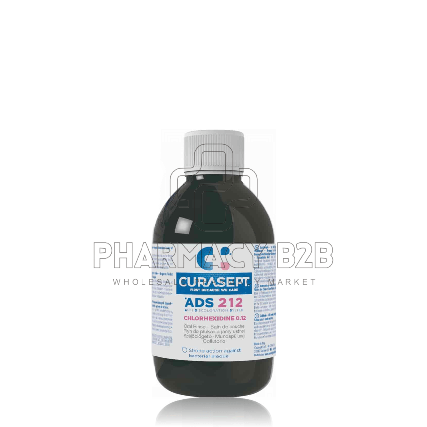 CURASEPT ADS DNA 212: ΔΙΑΛΥΜΑ 0,12% CHX Στοματικό διάλυμα για την παρατεταμένη θεραπεία της φλεγμονής των ούλων και της στοματικής κοιλότητας 200ml