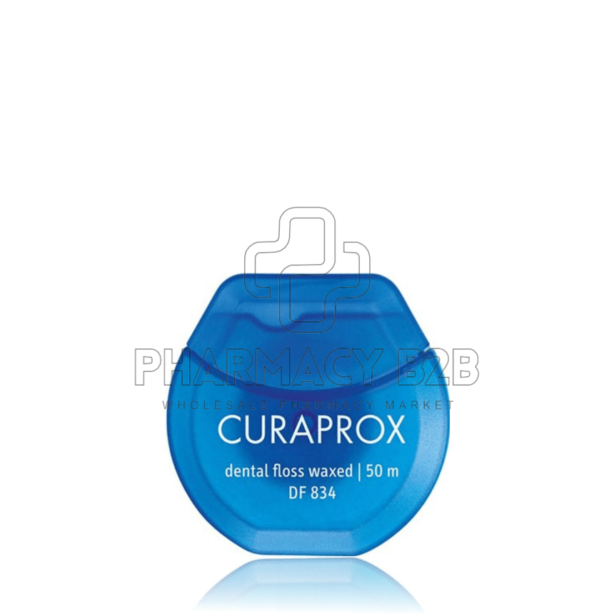 CURAPROX DF 834 Κερωμένο Οδοντικό Νήμα με Γεύση Μέντα 50m