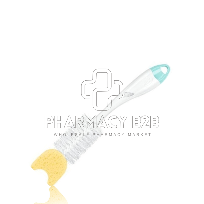 NUK Βούρτσα μπιμπερό 2 σε 1 με σφουγγαράκι