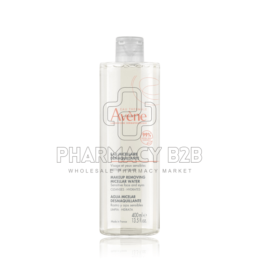 AVENE Eau Thermale Makeup Removing Micellar Water Νερό Καθαρισμού & Ντεμακιγιάζ 400 ml