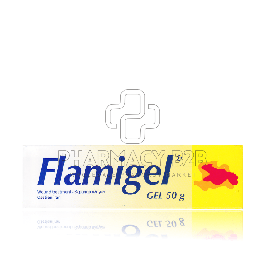 FLAMIGEL Υδροενεργό Gel για την Aντιμετώπιση Πληγών & Εγκαυμάτων 50g