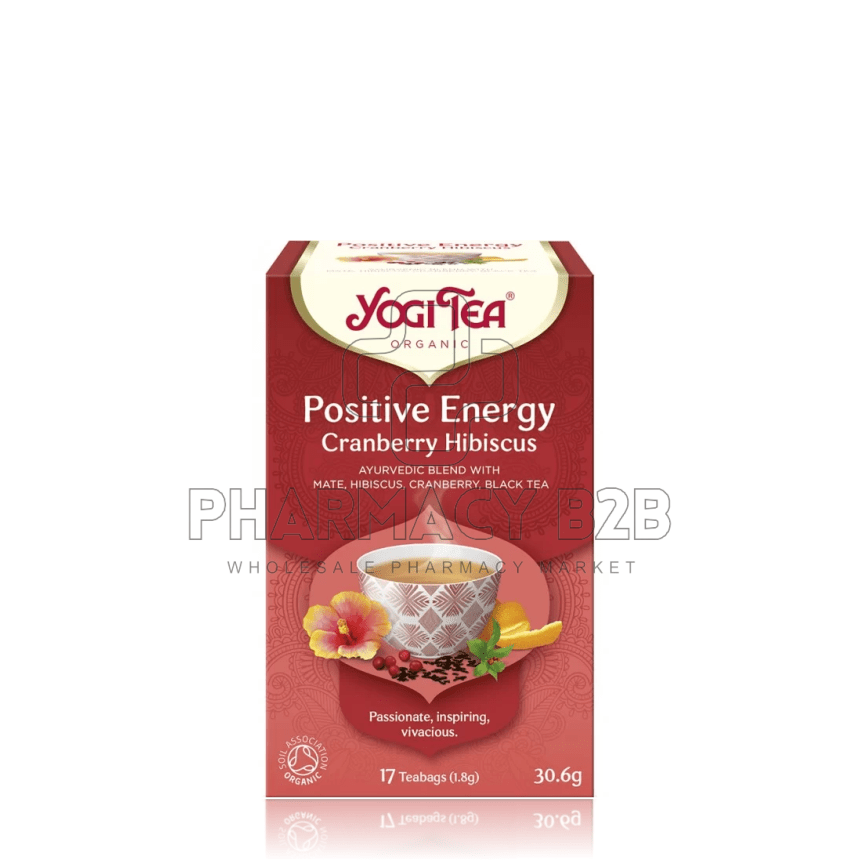 YOGI TEA Cranberry Hibiscus 30.6gr/17 φακελ.