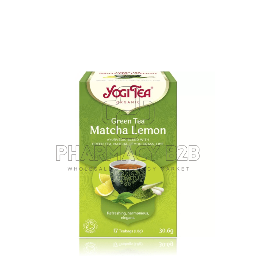 YOGI TEA Green Matcha Lemon 30.6gr/17 φακελ.