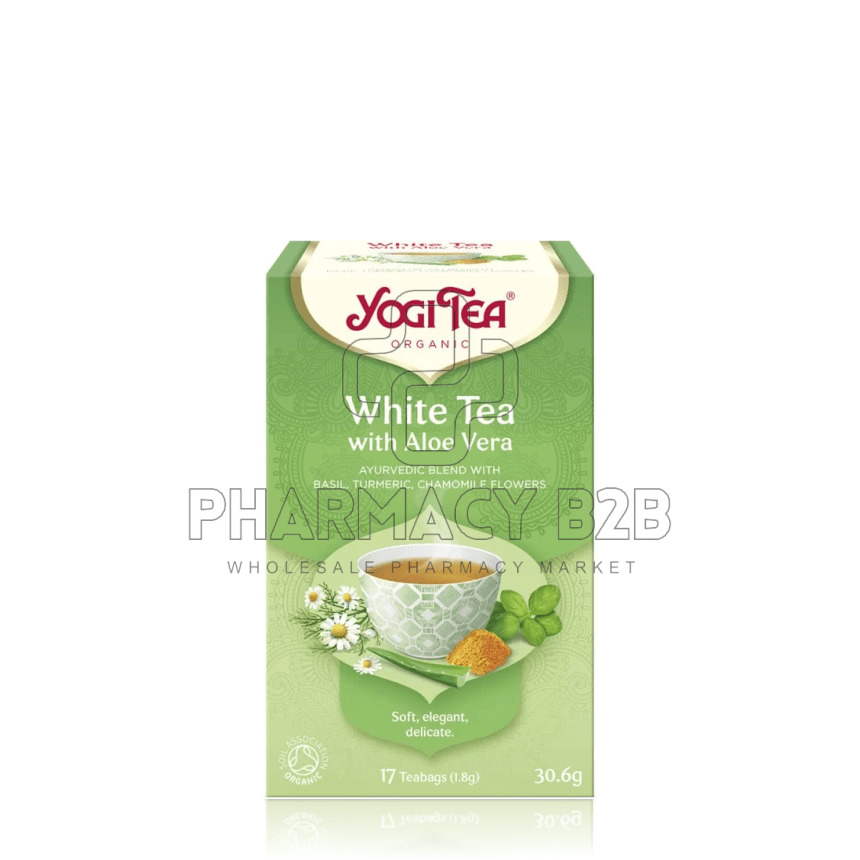 YOGI TEA WHITE Aloe Vera 30.6gr/17 φακελ.