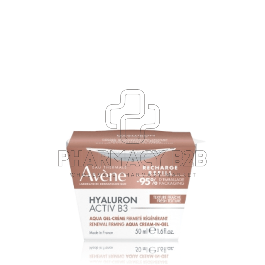 AVENE Hyaluron Activ B3 Αντιγηραντική Κρέμα-Τζελ Προσώπου για Κυτταρική Ανάπλαση Ανταλλακτικό 50ml