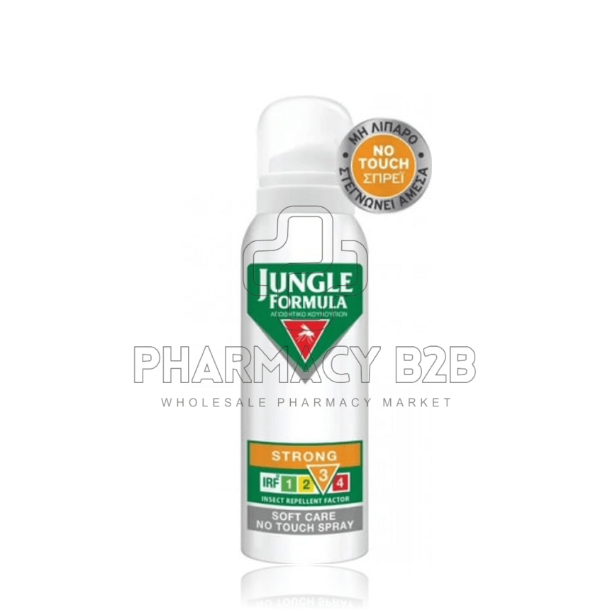 JUNGLE FORMULA Strong Soft Care Απωθητικό Κουνουπιών σε Spray IRF3 125ml