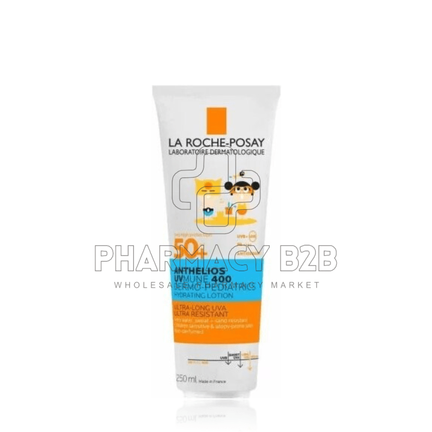 LA ROCHE-POSAY Anthelios UVMUNE 400 Dermo-Pediatrics Hydrating Lotion SPF 50+ Παιδικό Ενυδατικό Αντηλιακό Γαλάκτωμα για Ευαίσθητο & με Τάση Ατοπίας Δέρμα 75ml