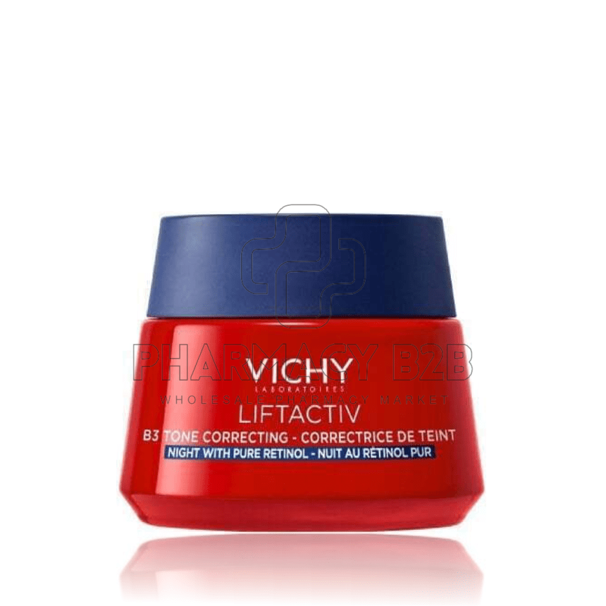 VICHY Liftactiv B3 Τone Correcting Κρέμα Νυκτός με Ρετινόλη & Νιασιναμίδη 50ml