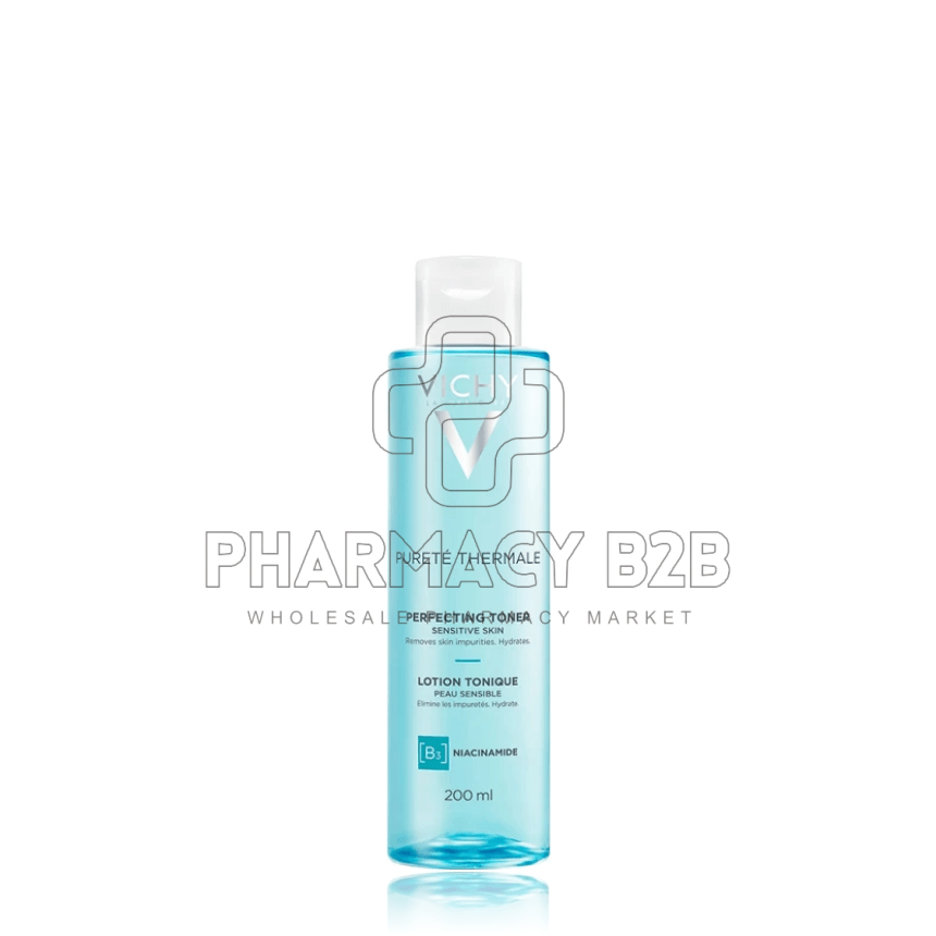 VICHY Purete Thermale Perfecting Toner Τονωτική & Ενυδατική Λοσιόν Καθαρισμού για Ευαίσθητο Δέρμα 200ml