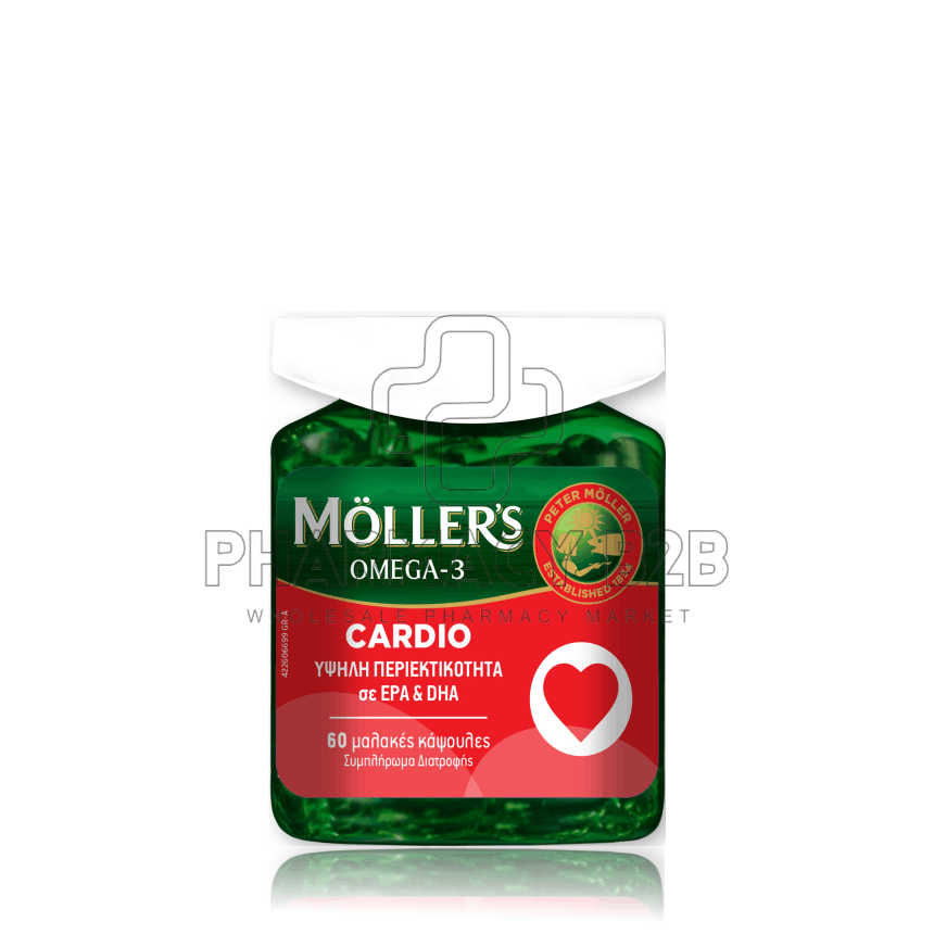 Moller's Omega-3 Cardio κάψουλες x60
