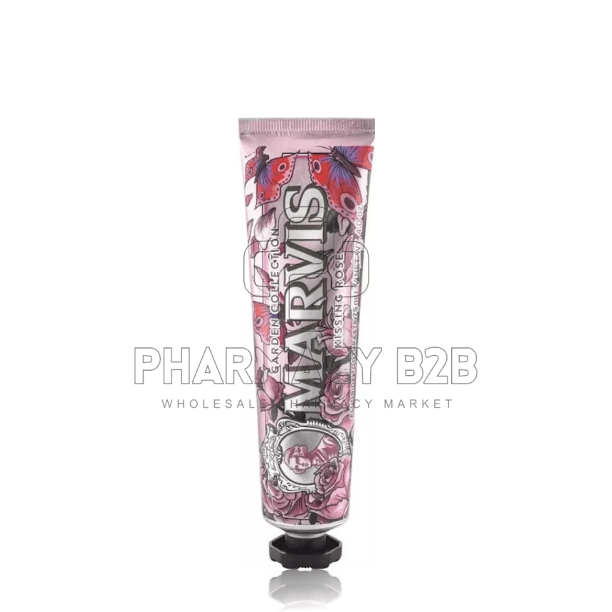 MARVIS Garden Collection Kissing Rose Toothpaste Οδοντόκρεμα Άγριο Τριαντάφυλλο & Μέντα 75ml