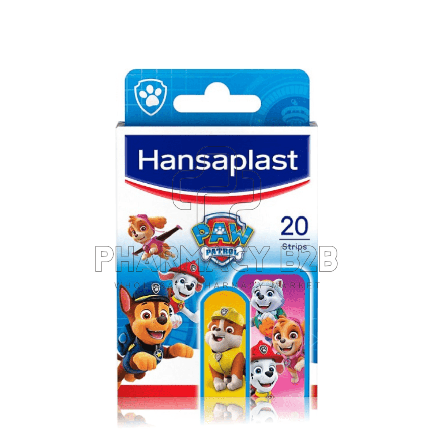 HANSAPLAST Paw Patrol Strips Παιδικά Επιθέματα Πληγών x20τεμ