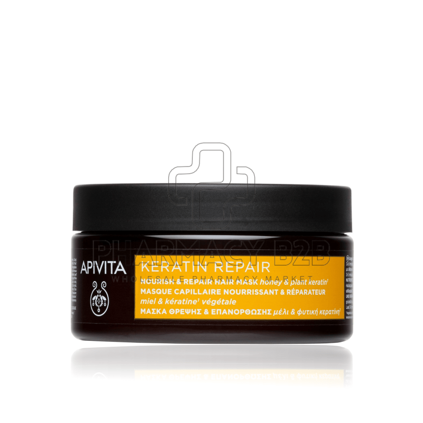 APIVITA Keratin Repair Nourish & Repair Hair Mask Μάσκα Θρέψης & Επανόρθωσης 200ml