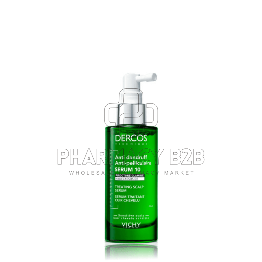 VICHY Dercos Anti-Dandruff Serum 10 Στοχευμένη Αγωγή Τριχωτού Κατά της Πιτυρίδας 90ml
