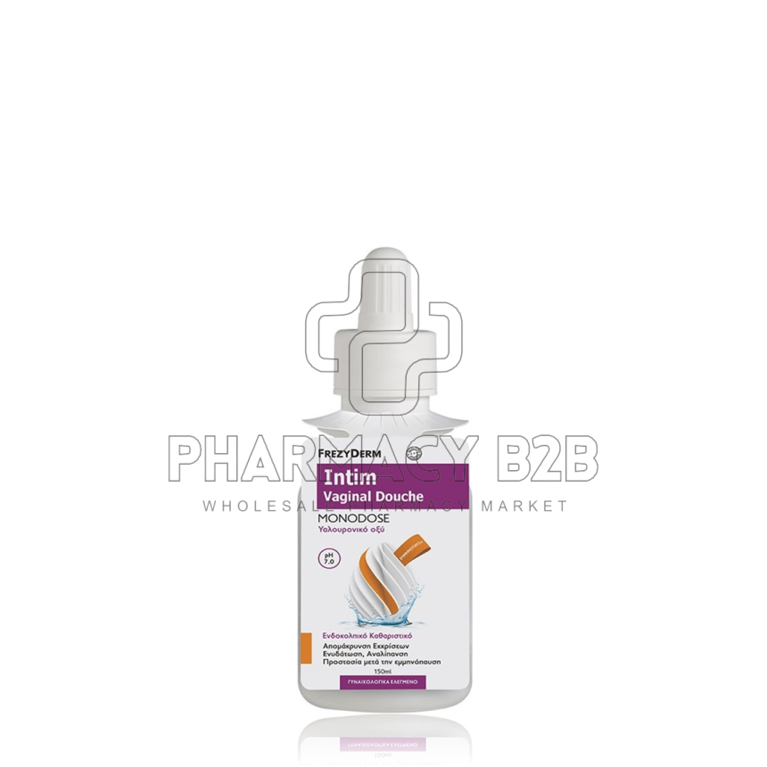 FREZYDERM Intim Vaginal Douche Monodose Υαλουρονικό Οξύ pH7.0 150ml