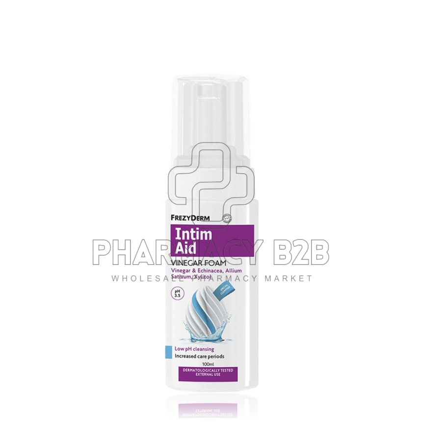 FREZYDERM Intim Aid Vinegar Foam Ειδικός αφρός καθαρισμού με χαμηλό PH3.5 150ml