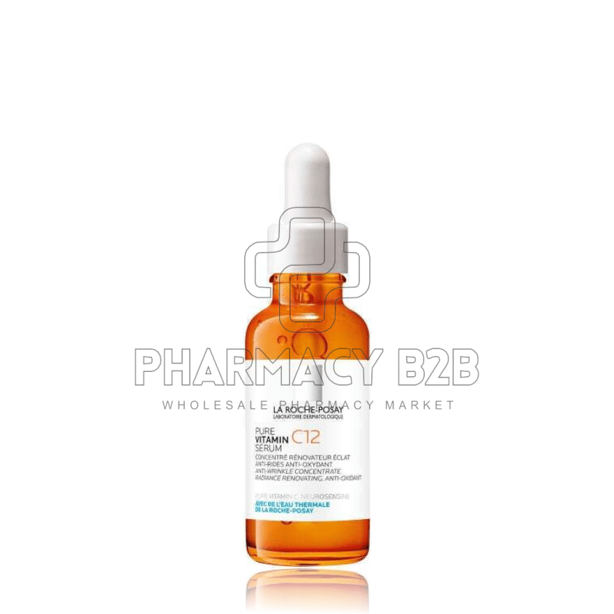 LA ROCHE-POSAY Pure Vitamin C12 Serum Aντιοξειδωτικός Αντιρυτιδικός Ορός με Βιταμίνη C 30ml