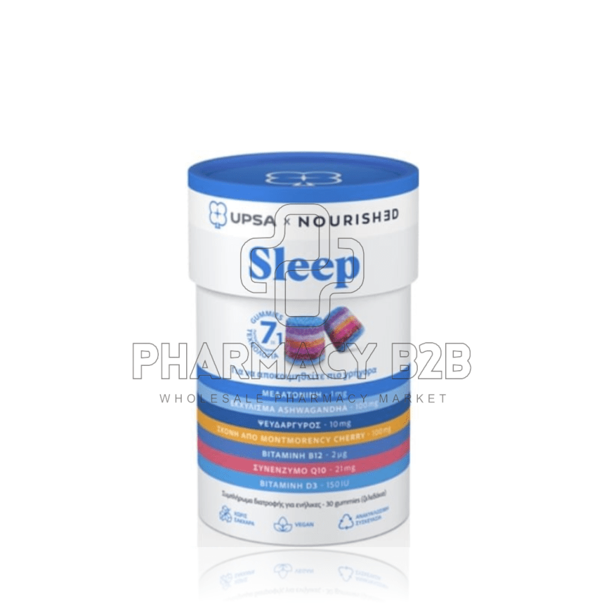 UPSA x NOURISHED Sleep x30 gummies (ζελεδ΄άκια)