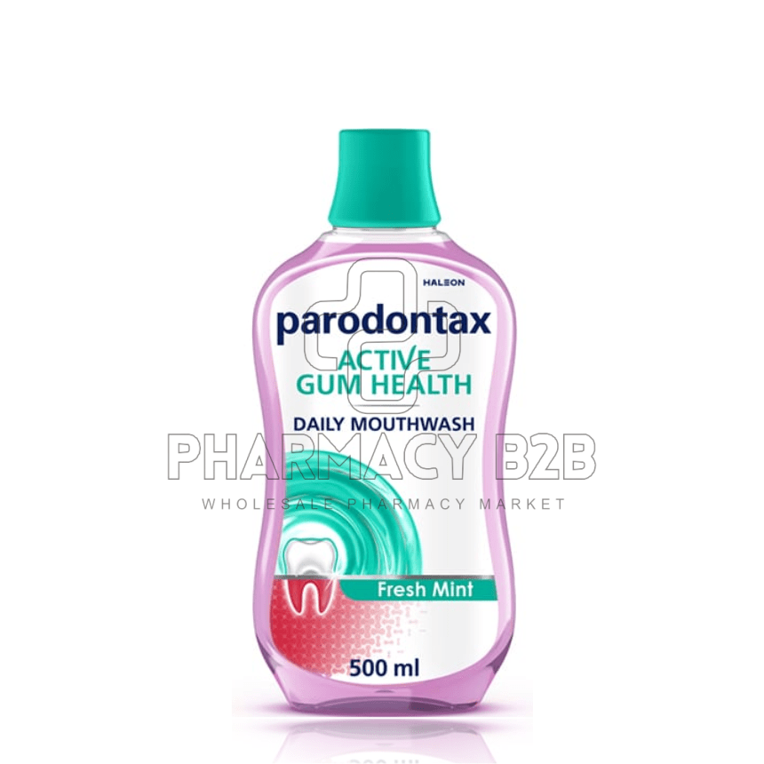 PARODONTAX Active Gum Health Mouthwash Fresh Mint Στοματικό Διάλυμα 500ml