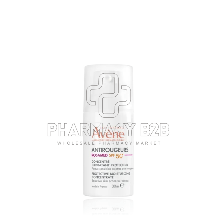 AVENE Antirougeurs Rosamed SPF 50+ Προστατευτικό Ενυδατικό Συμπύκνωμα SPF50+ 30ml