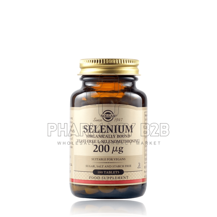 SOLGAR Selenium 200μg x100 δισκία
