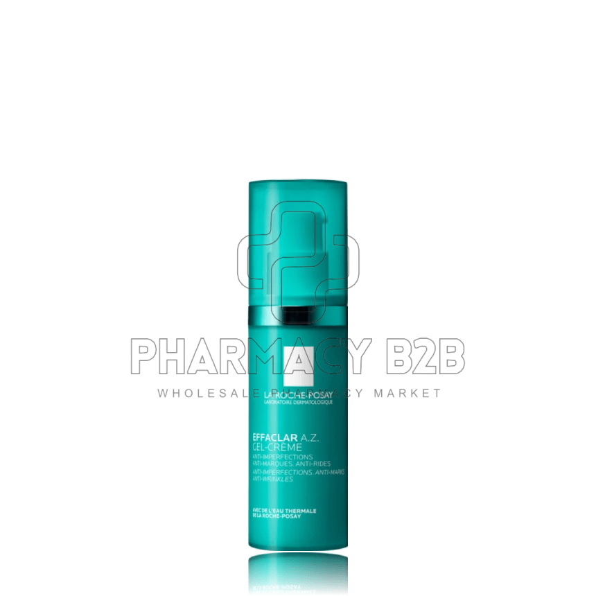 LA ROCHE-POSAY Effaclar A.Z. Gel Cream Κρέμα κατά των Ατελειών των Σημαδιών και της Γήρανσης 40ml