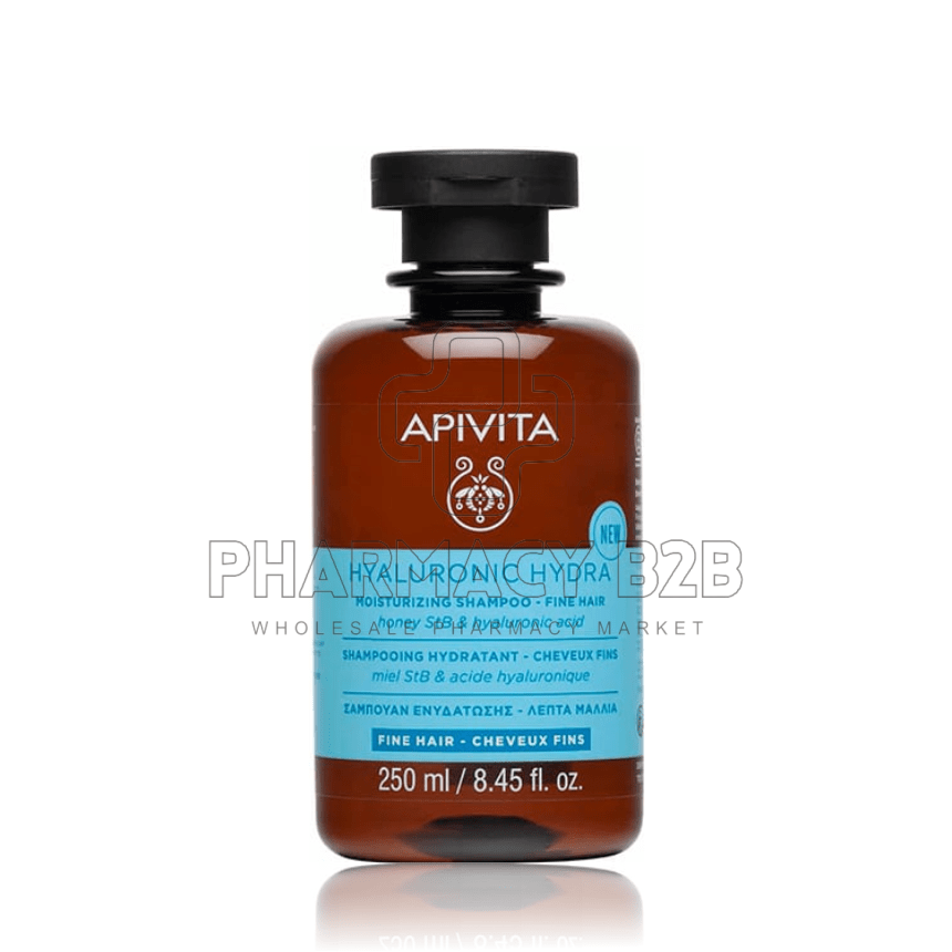 APIVITA Hyaluronic Hydra Moisturizing Shampoo for Fine Hair Σαμπουάν Ενυδάτωσης για Λεπτά Μαλλιά 250ml