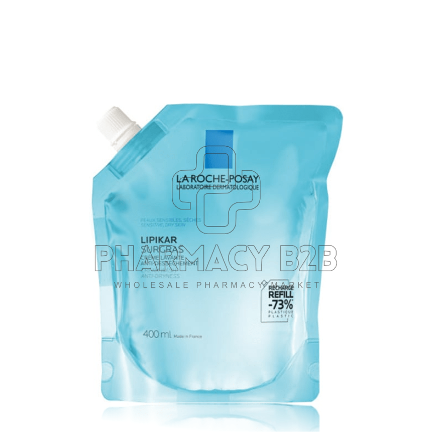 LA ROCHE-POSAY Lipikar Surgras Καθαριστικό Σώματος Ανταλλακτικό 400ml