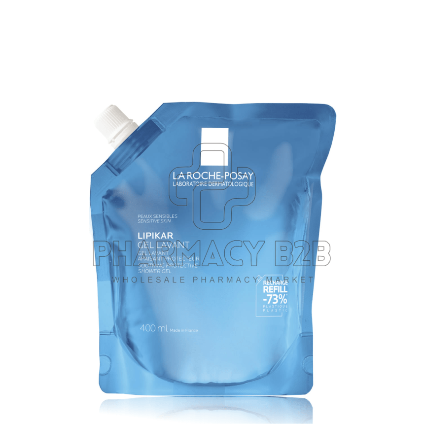 LA ROCHE-POSAY Lipikar Gel Lavant Καθαριστικό Τζελ για Ευαίσθητο Δέρμα Ανταλλακτικό 400ml