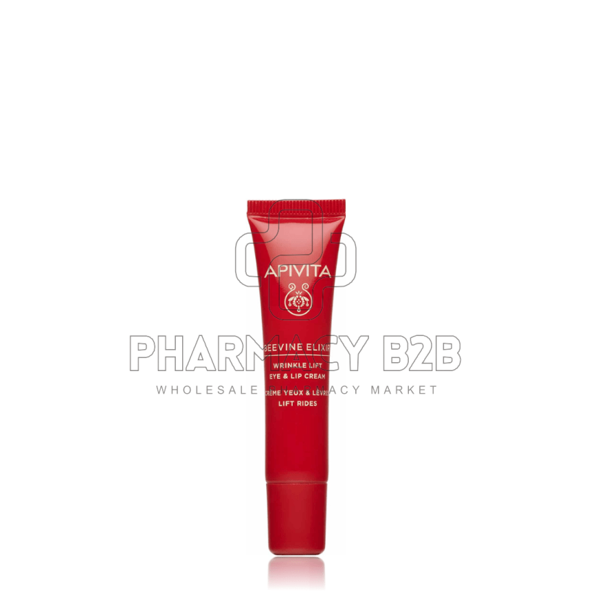 APIVITA Beevine Elixir Wrinkle Lift Eye & Lip Cream Αντιρυτιδική Κρέμα Ματιών & Χειλιών 15ml