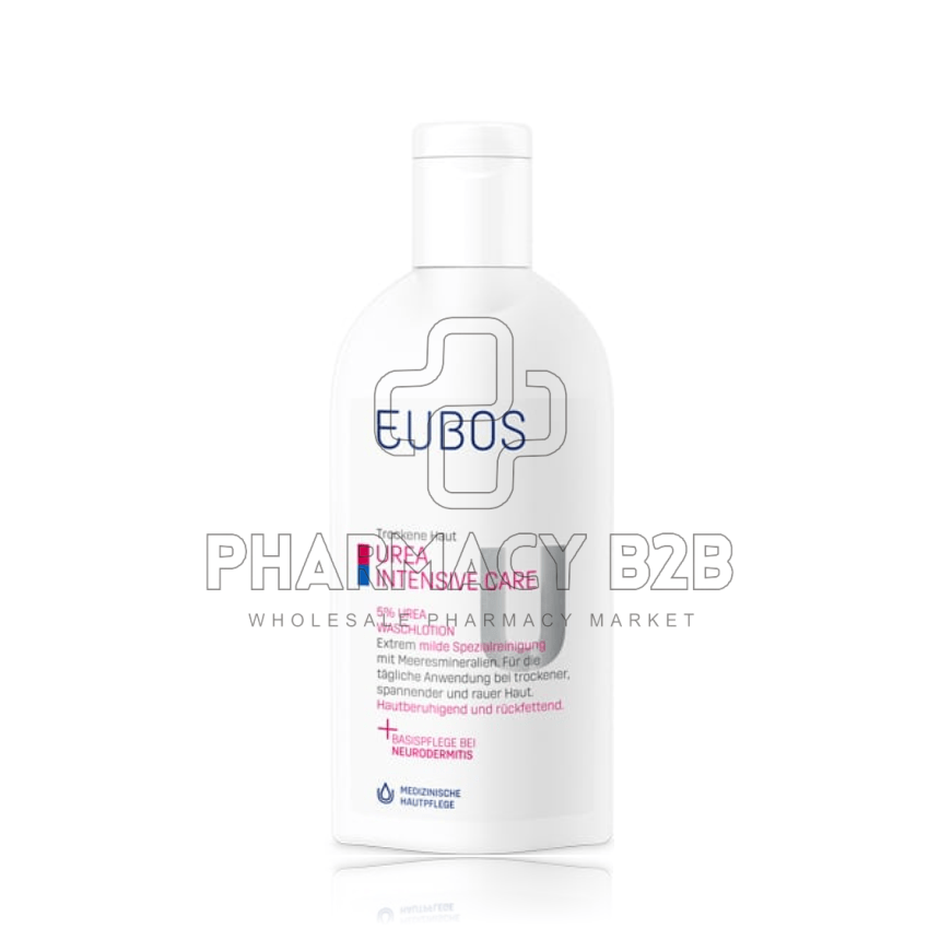 EUBOS Urea 5% Washing Lotion Υγρό σαπούνι καθαρισμού & περιποίησης με ουρία 5% 200ml