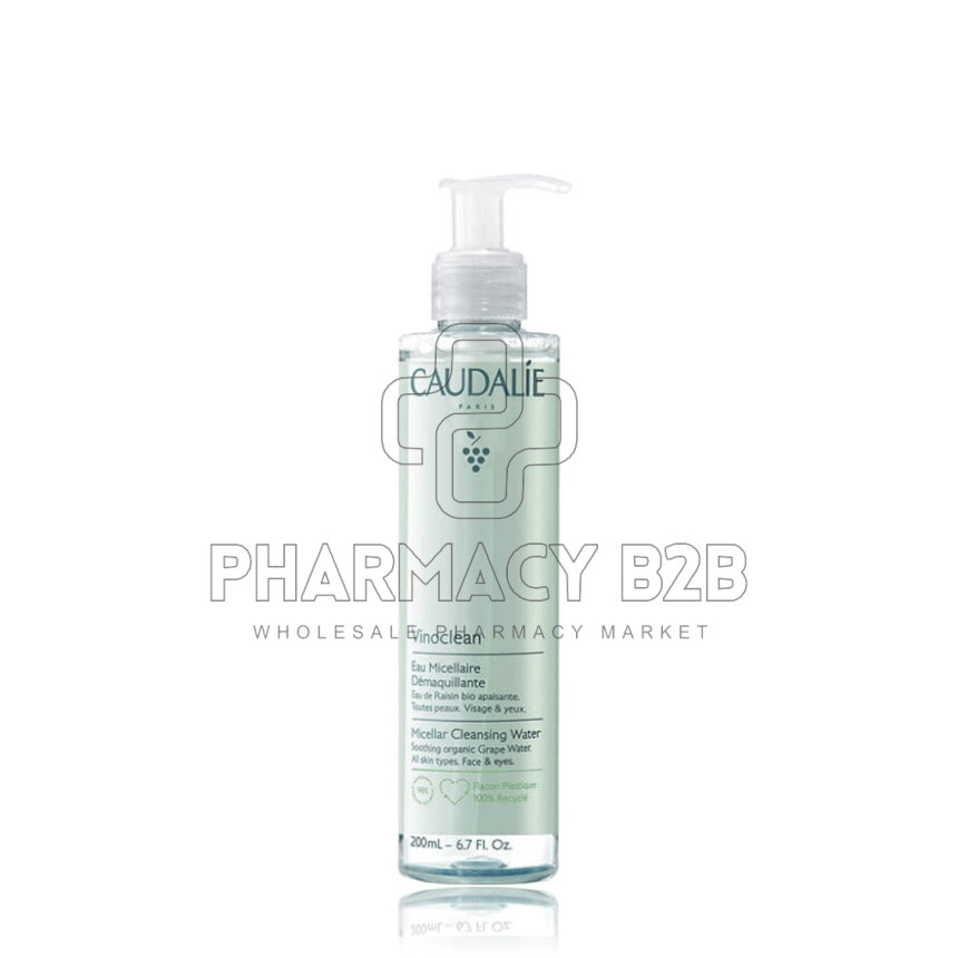 CAUDALIE Vinoclean Micellar Cleansing Water Νερό Καθαρισμού για Πρόσωπο & Μάτια 200ml