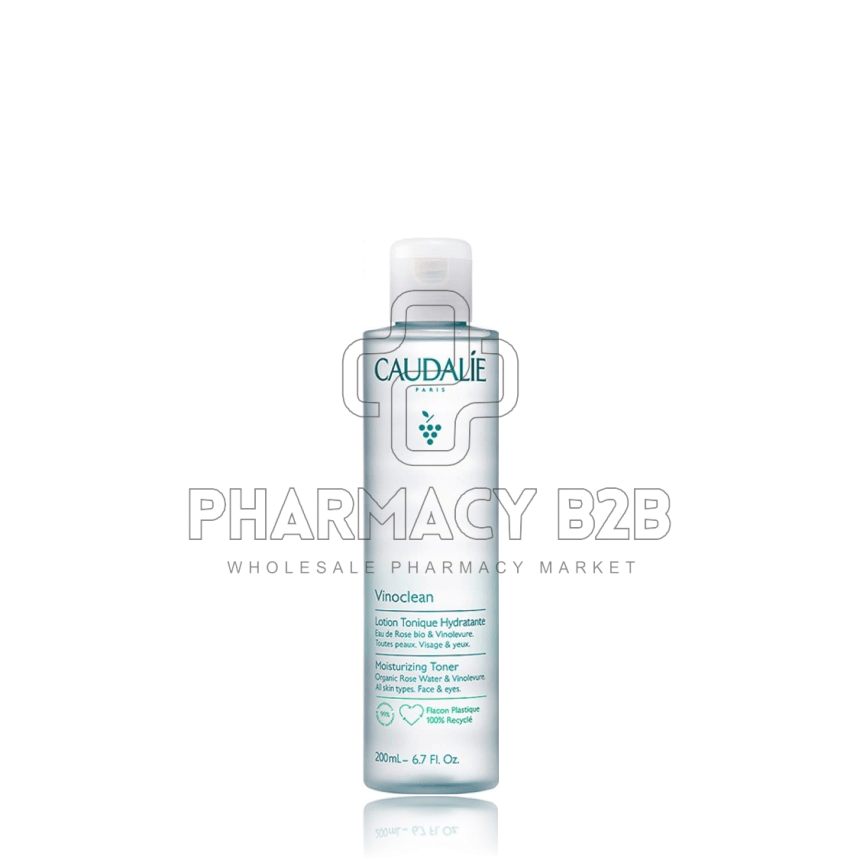 CAUDALIE Vinoclean Moisturizing Toner Ενυδατική & Τονωτική Λοσιόν Προσώπου 200ml