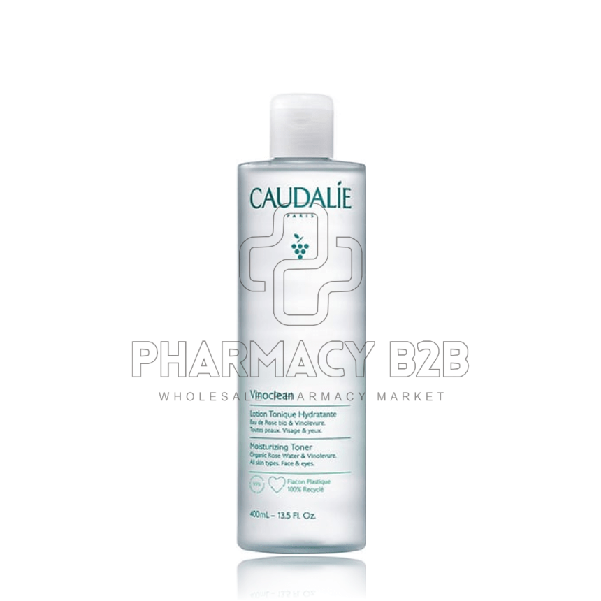 CAUDALIE Vinoclean Supersize Moisturizing Toner Ενυδατική & Τονωτική Λοσιόν Προσώπου 400ml