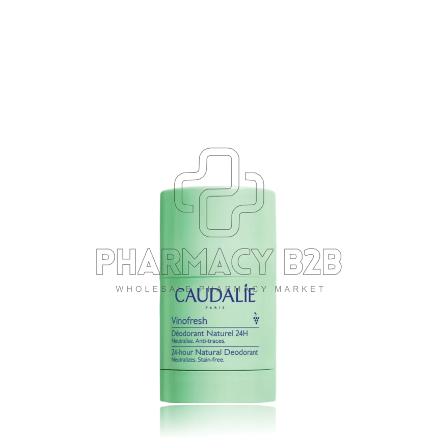 CAUDALIE Vinofresh Natural Stick Deodorant Αποσμητικό με Ευκάλυπτο & Σταφύλι Χωρίς Αλκοόλ 50gr
