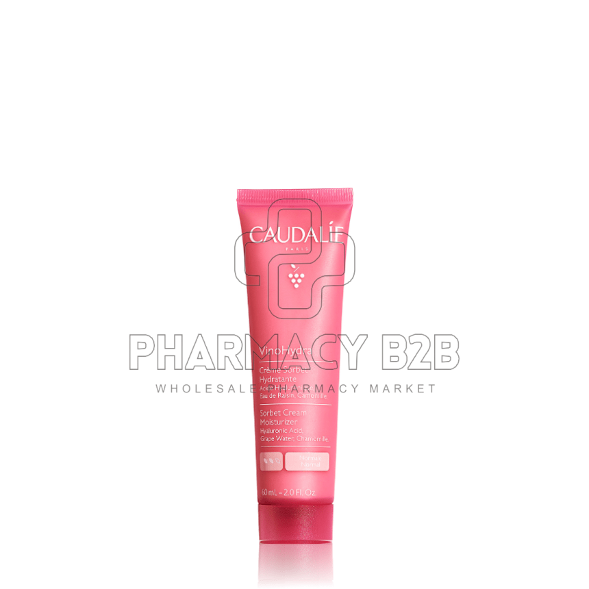 CAUDALIE VinoHydra Sorbet Cream Moisturizer Δροσερή Κρέμα Τζελ Προσώπου με Υαλουρονικό Οξύ 60ml