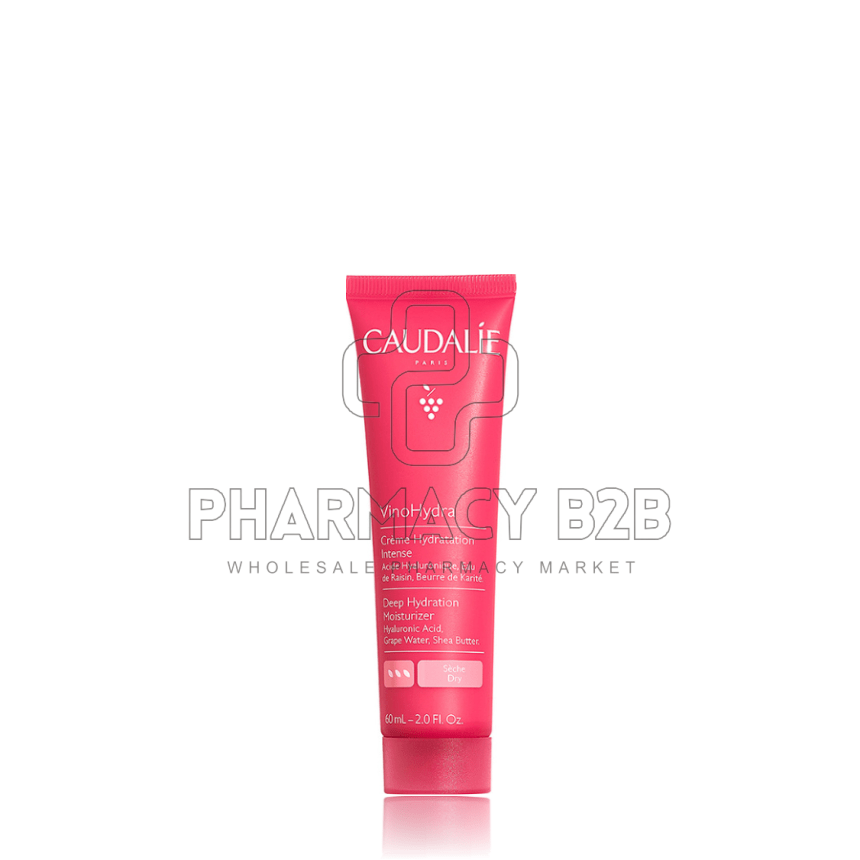 CAUDALIE VinoHydra Deep Hydration Moisturizer Ενυδατική Κρέμα Προσώπου για Ευαίσθητες & Ξηρές Επιδερμίδες 60ml