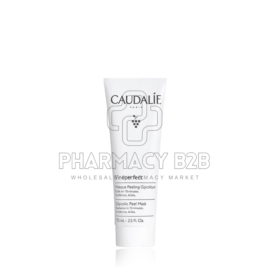 CAUDALIE Vinoperfect Glycolic Peel Mask Μάσκα Ήπιας Απολέπισης για Λάμψη & Ομοιόμορφο Τόνο 75ml