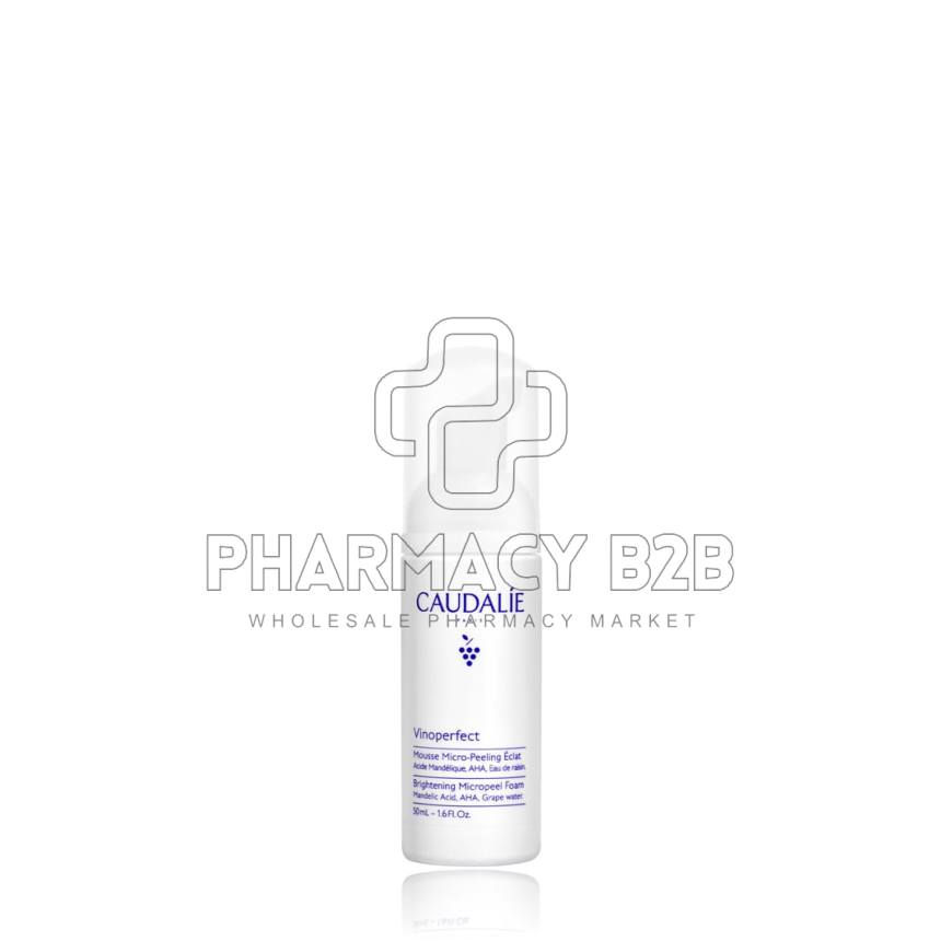 CAUDALIE Vinoperfect Brightening Micropeel Foam Αφρός Καθαρισμού Προσώπου 50ml