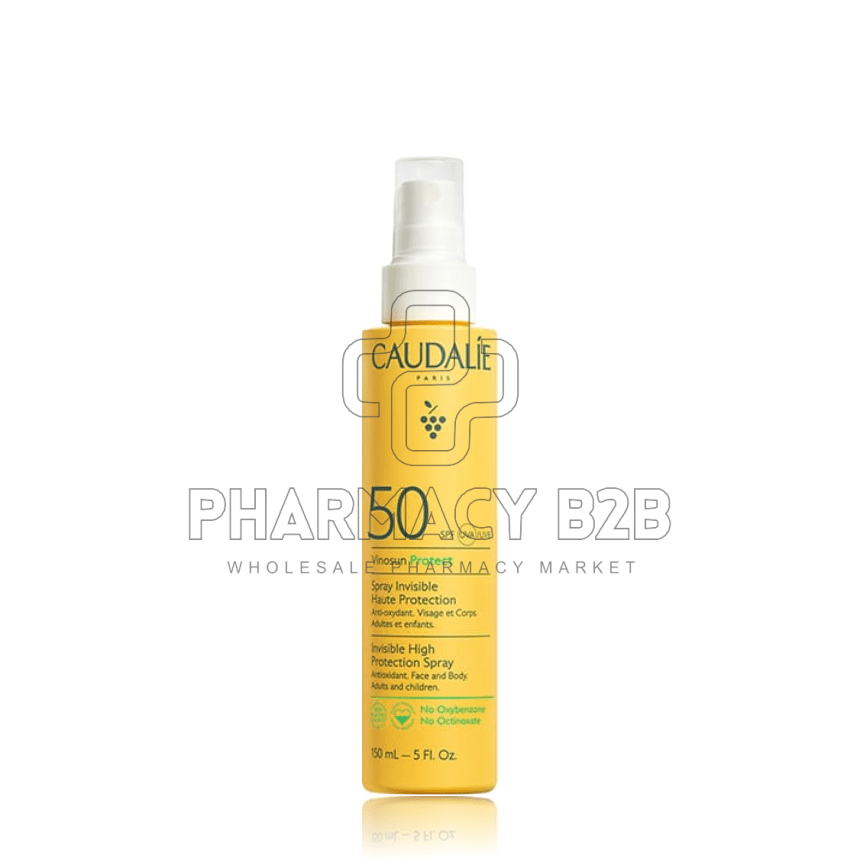 CAUDALIE Vinosun Protect Invisible High Protection Spray SPF50 Αντηλιακό Σπρέι για Πρόσωπο & Σώμα 150ml