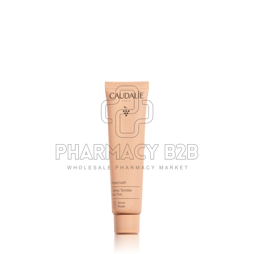 CAUDALIE Vinocrush Skin Tint Shade 3 Light Medium Ενυδατική Κρέμα Προσώπου με Χρώμα 30ml