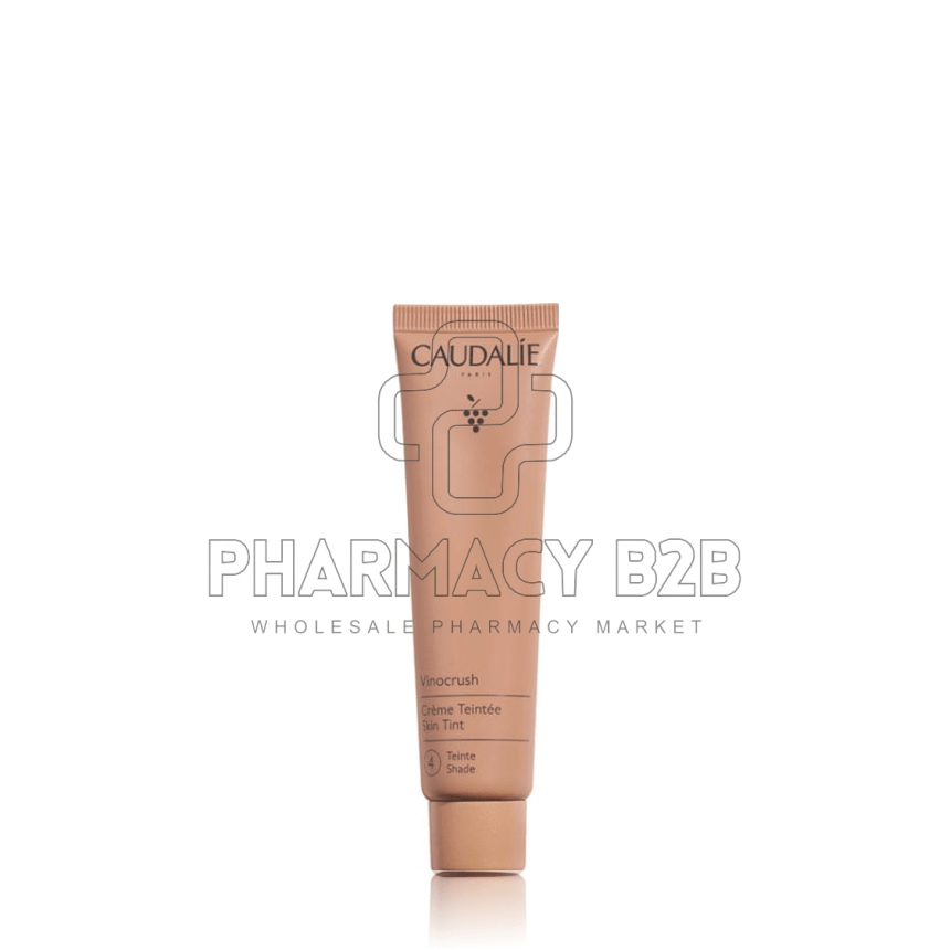 CAUDALIE Vinocrush Skin Tint Shade 4 Medium Ενυδατική Κρέμα Προσώπου με Χρώμα 30ml